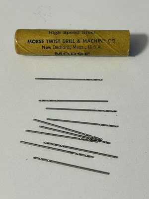 Vintage Morse Cutting Tools Straight Shank Jobbers Length Drills No 1340 Sz 70