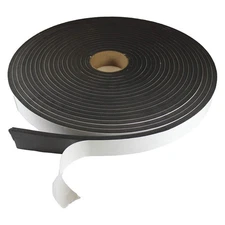 GRAINGER APPROVED CNES5918X1X50T EPDM Neoprene SBR Strip,L 50 ft,Black 6YHE4