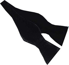 Self Tie Black Velvet Bow Tie Tuxedo Velvet Bow Tie Mens Womens Adjustable