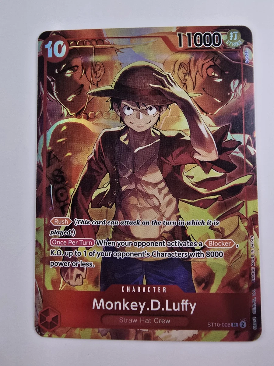 Monkey.D.Luffy ST10-006 One Piece Promotion Cards for sale | eBay