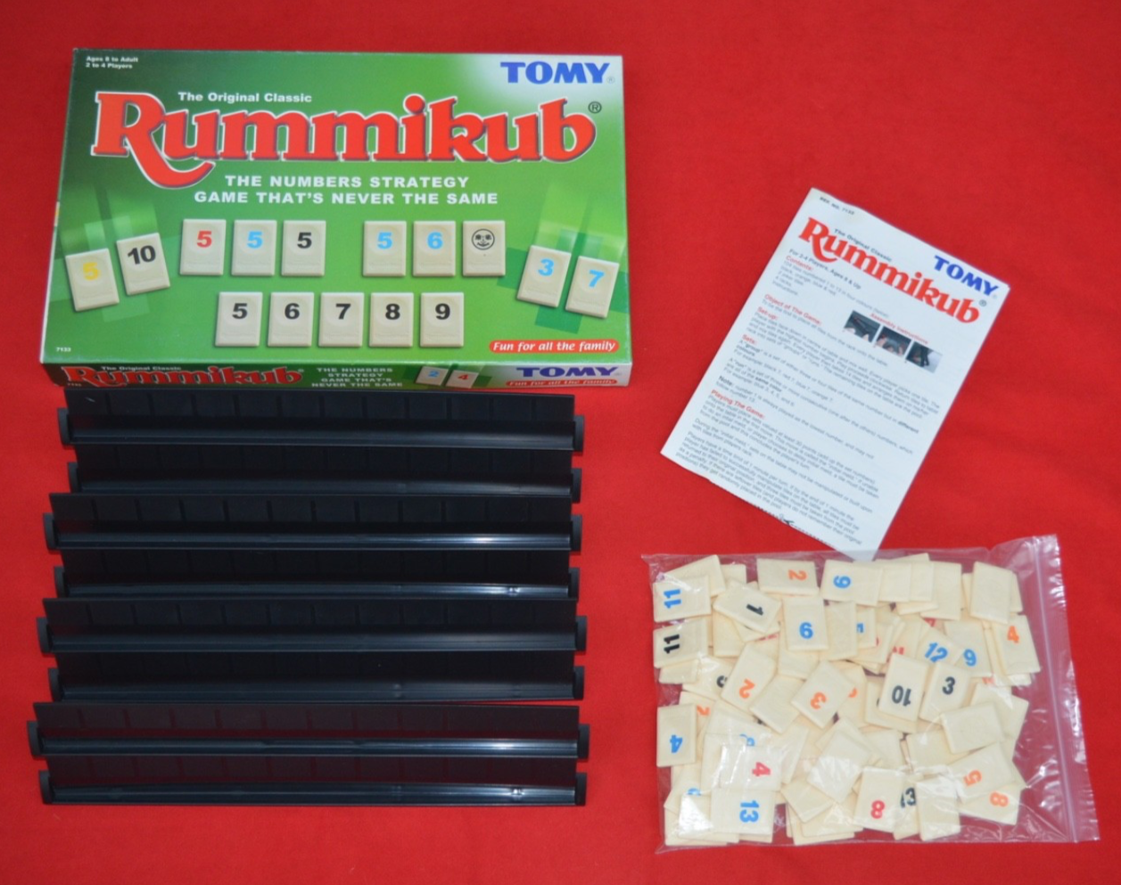 TOMY:     THE ORIGINAL RUMMIKUB GAME - SOUND, COMPLETE CONDITION!