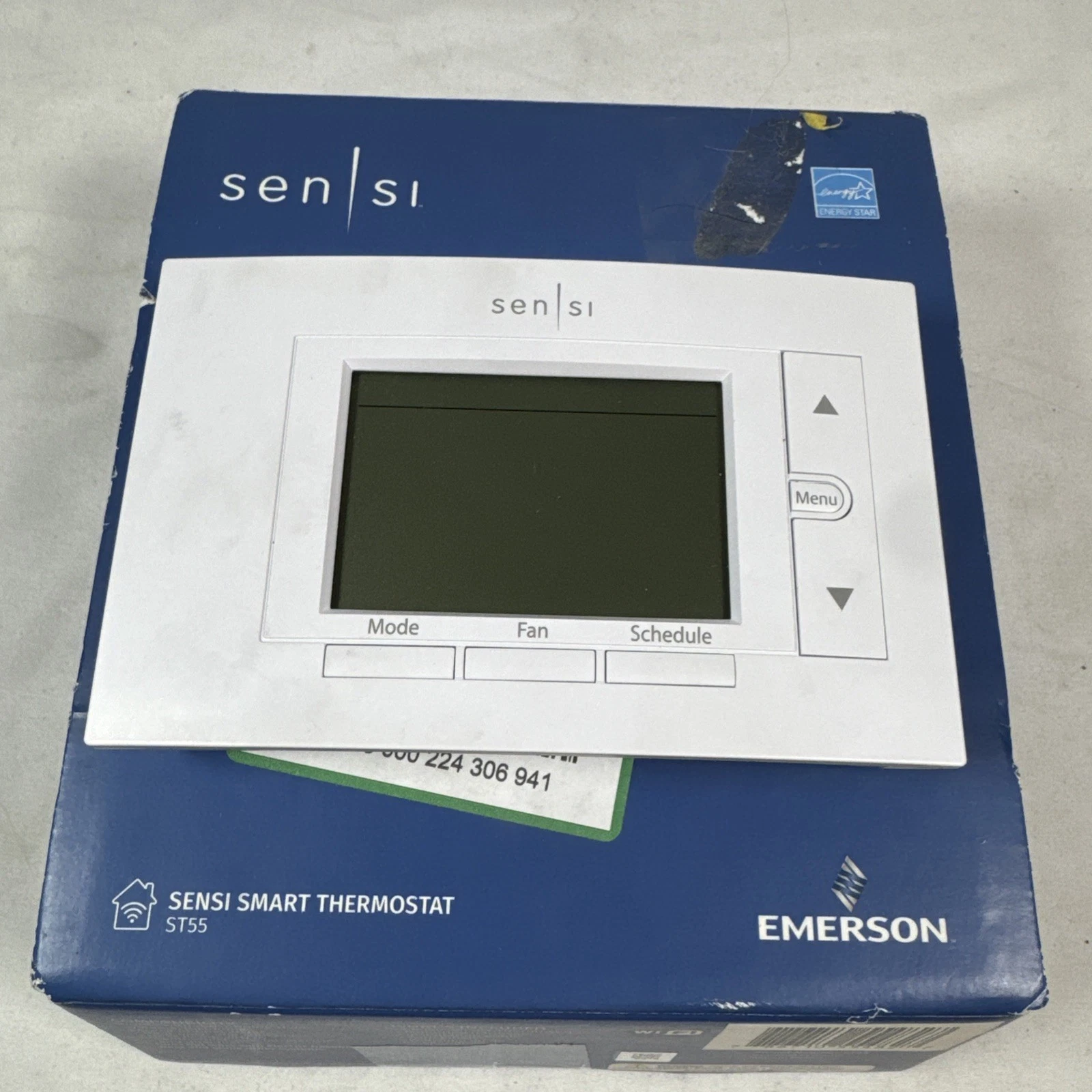 Emerson Sensi Smart Programmable Thermostat - White (ST55) - USED - A1