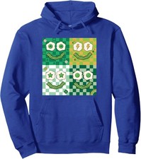 Smile Face Eggs and Bacon Ham Breakfast St Patricks Unisex Hooded Sweatshirt