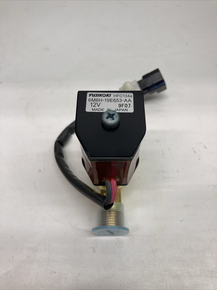 NEW FORD AC Valve Solenoid Fujikoki 6M6H-19E653-AA | 12V 9F07