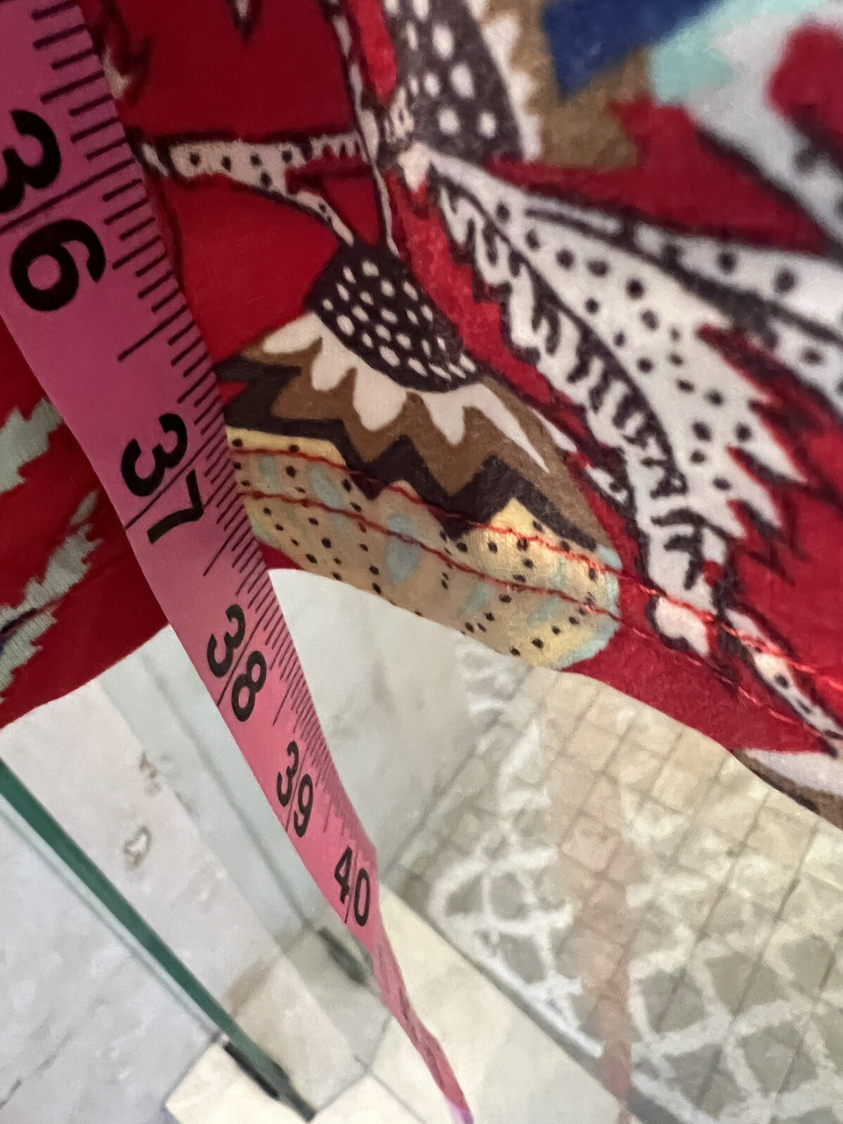 Chaps Women's Size XL Red Short Sleeve Fit Flare … - image 5