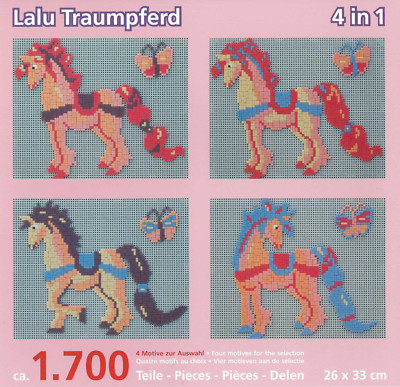 Mini Stecksystem Lalu Traumpferd 4 in 1 ca. 1.700 Teile Nr. 41074