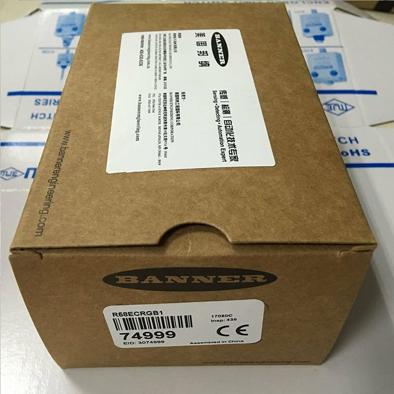 One New Banner Photoelectric Switch Sensors R58ecrgb1 Free