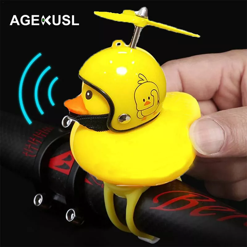 AGEKUSL Bike Bell Cycling Horn Ring Small Yellow Duck Pretty Duck