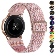 For Samsung Galaxy Watch3 4 5 6 7 Active 2 40/44 Nylon Strap Fabric Elastic Band