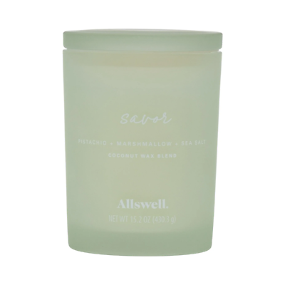 Allswell Savor (Pistachio + Marshmallow + Sea Salt) Scented 2-Wick