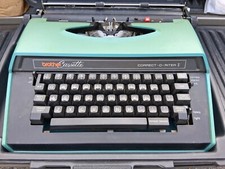 Brother Cassette Correct -o-Riter I Typewriter w Case Vintage thumbnail