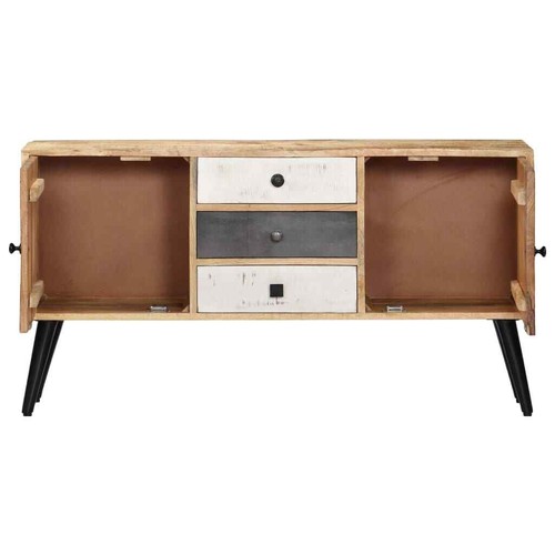 Credenza 118x30x62 Cm In Legno ventes exceptionnelles Massello Di Mango