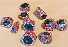  Vintage Antique Venetian African Trade Beads Glass Millefiori  
