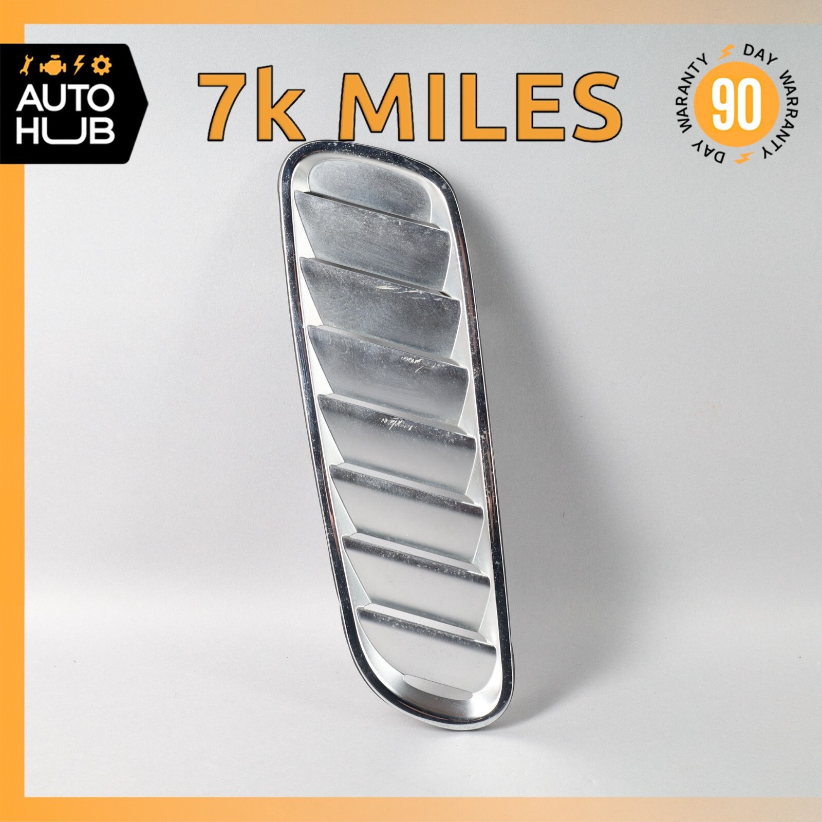 Aston Martin DB9 GT / Rapide Right Passenger Side Hood Vent Grill Chrome OEM 7k