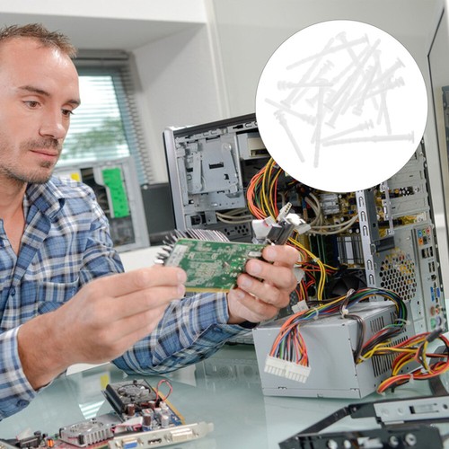 20 Pcs Stoßdichtungsfeindliche Nägel Computer-Lüfter-Schrauben Computergehäuse - Afbeelding 12 van 12