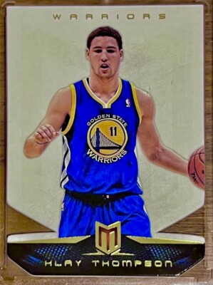Jersey Number #11/25 RC Klay Thompson 2012-13 Momentum Force Gold Die-Cut Rookie