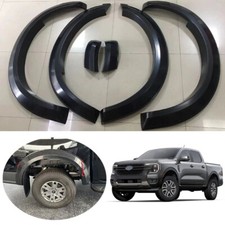 6pc Car Wheel Arch Fender Cover Trim Fit For Ford Ranger T9 P703 2023 2024 Black