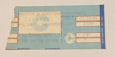 LOVERBOY & THE HOOTERS Ticket Stub 2/23/1986 Centrum Worcester, MA Boston