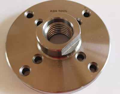 4'' Woodworking Lathe Steel Faceplate For 1'' x 8 Tpi Spindle