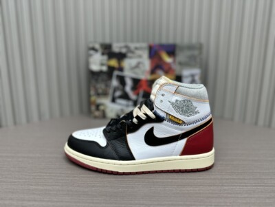 #ad #ad Union X Air Jordan 1 OG Hi Retro“Black Toe” BV1300 106 High top men#x27;s shoes $228.98