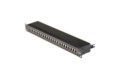 Dolphin Components DC-PPS5e-24 24-Ports Cat-5E Full Shielded Patch Panel 