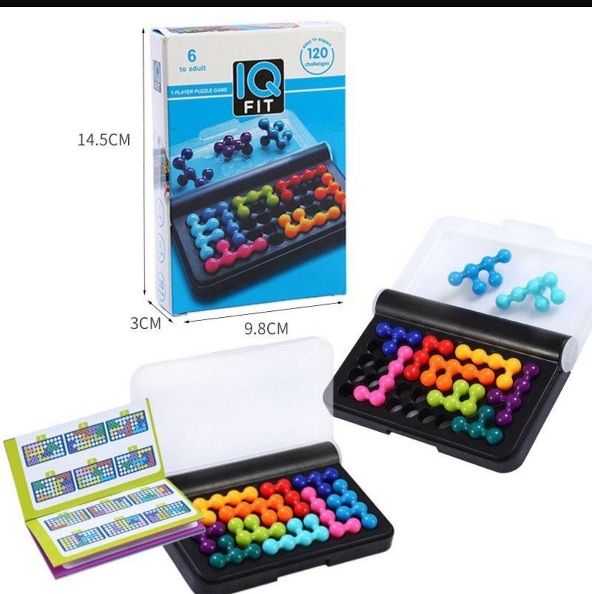 Smart Games IQ Fit - a fun 3D travel game for ages 7 to adult IQ