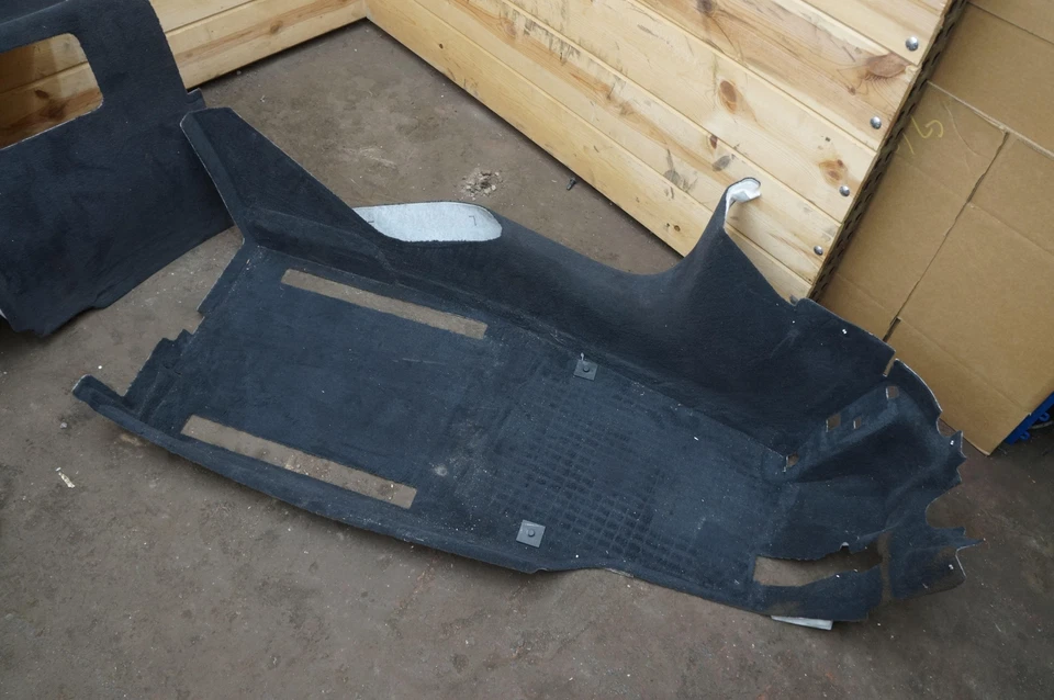 Juego de 3 paneles de cubierta de alfombra de mamparo de piso 13N1467CP McLaren 570S 540C 2017 Foto 2 de 4