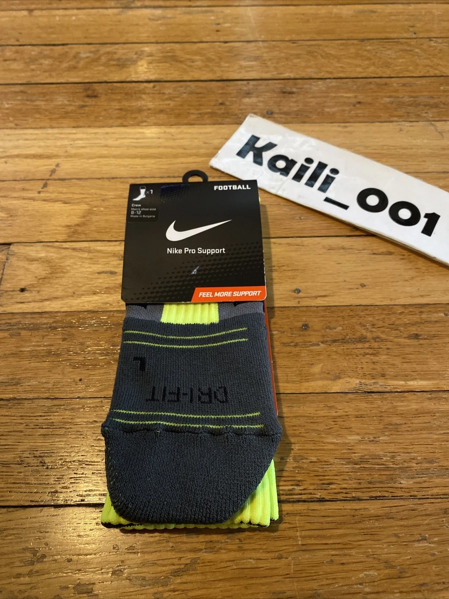 Nike Volt Pro Support Socks L 8 12 Dri Fit Elite Breast Cancer