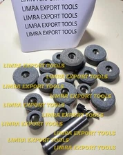 Valve Seat Grinding Stones Set Of 16 Pcs with SIOUX Holder 11/16'' GREY + drive