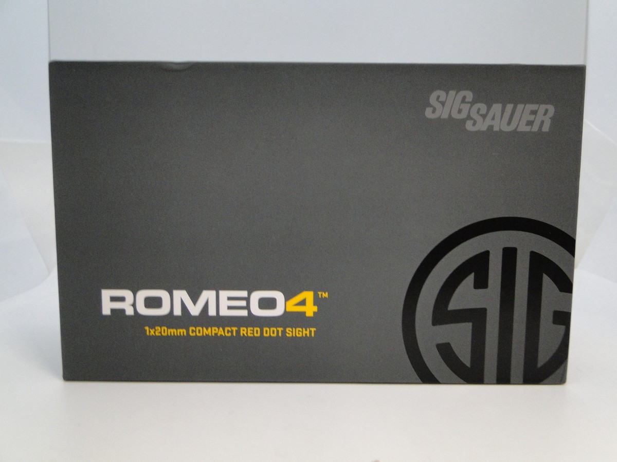 Sig Sauer Romeo4H Red Dot Sight Green Horseshoe Dot 0.5 MOA