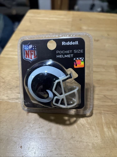 NFL St. Louis Rams RIDDELL 2” Pocket Size Helmet NFL In Package NEW