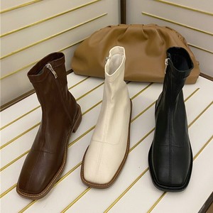 beige flat boots womens