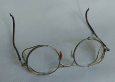 Vtg A/O American Optical Steampunk Glasses Motorcycle Aviator Safety Goggles USA