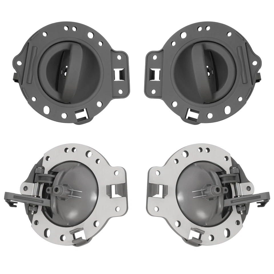 Inner Interior Front Rear Door Handles Gray Bolts 4 For JEEP COMMANDER 2006-2010 - Image 4 of 4