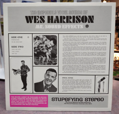 WES HARRISON ~ THE ONE AND ONLY 