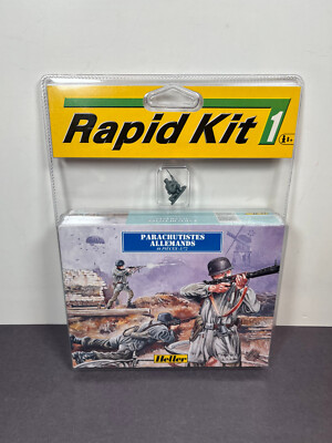 Heller Rapid Kit 1 PARACHUTISTES ALLEMANDS 1:72 Figure Model Kit 79653 SEALED