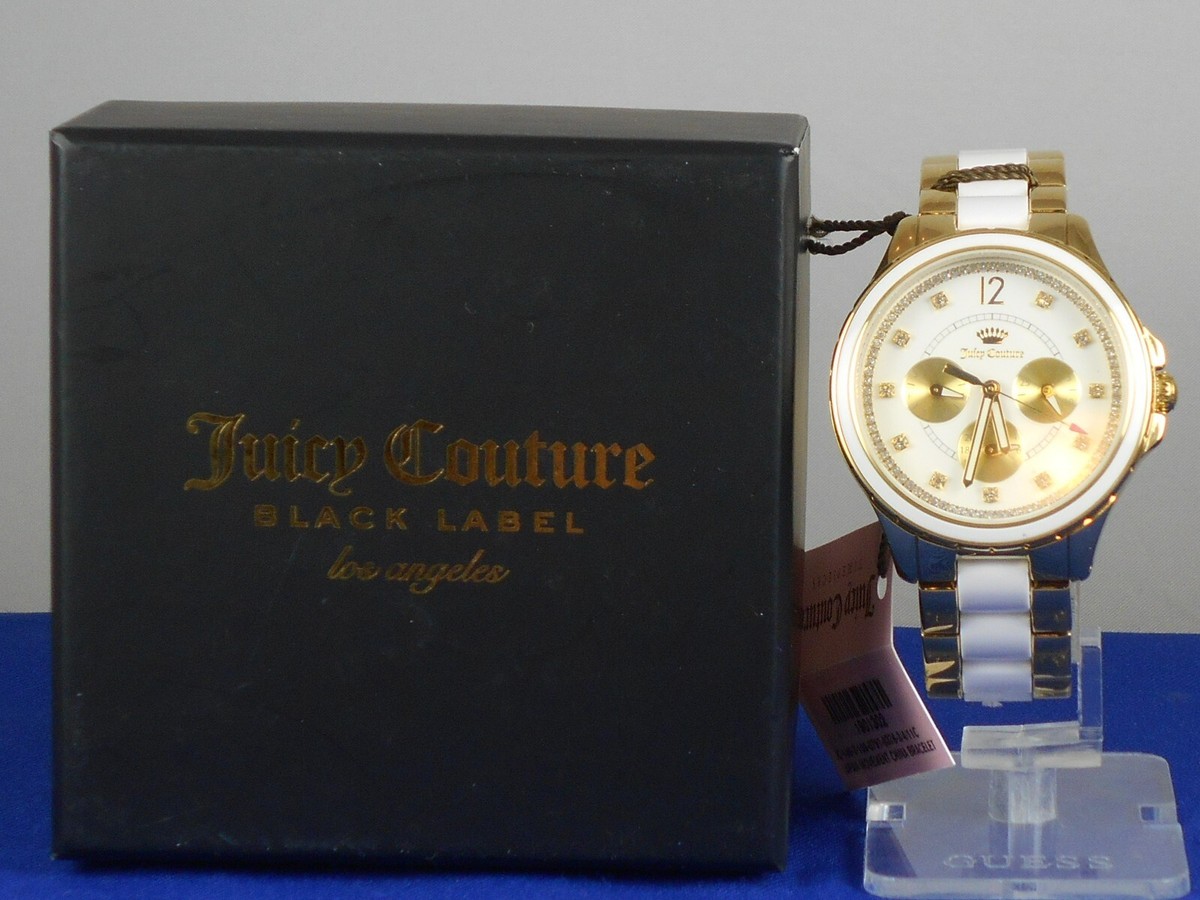 ? Juicy Couture Gwen Women\'s Quartz Watch NWT NIB Juicy Couture GWEN Goldtone White Dial Crystal Women main image 2