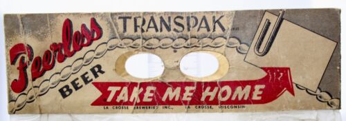 Bolsa de plástico para cerveza La Crosse Breweries Peerless - La Crosse WI 1940 en muy buen estado - Imagen 2 de 3