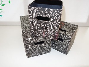 6 Sammelboxen Aufbewahrungsbox Pappe Zusammenklappbar Ikea Hamneda Ebay