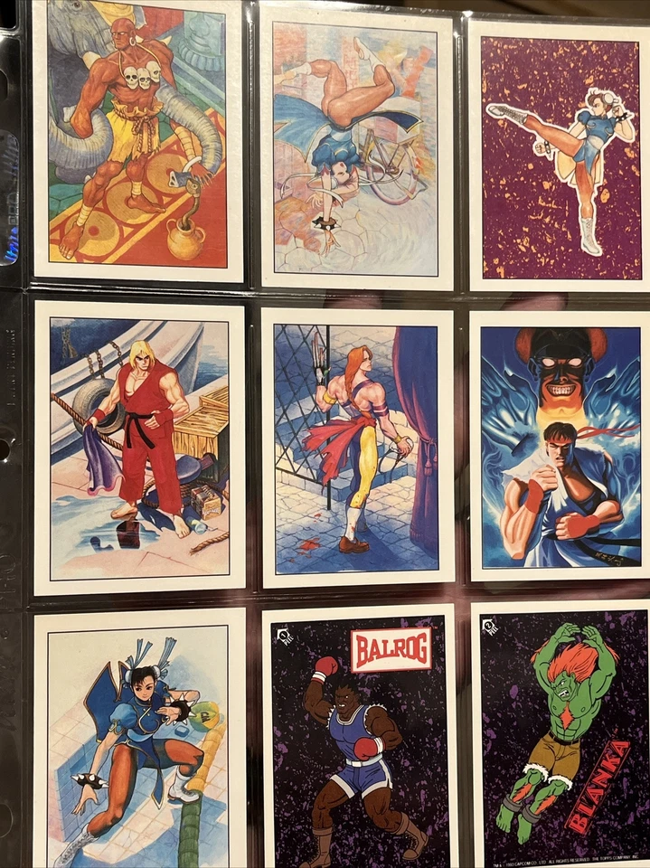 1993 Topps Street Fighter 2 Complete 88 Card Set + 11 Stickers + 4 Foil Chase! - Image 3 of 4
