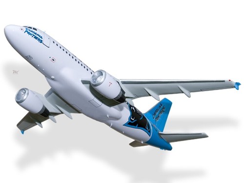 Airbus A319 US Airways Carolina Panthers Desk Wood Airplane Model Large 1/100 - 第 3/12 張圖片