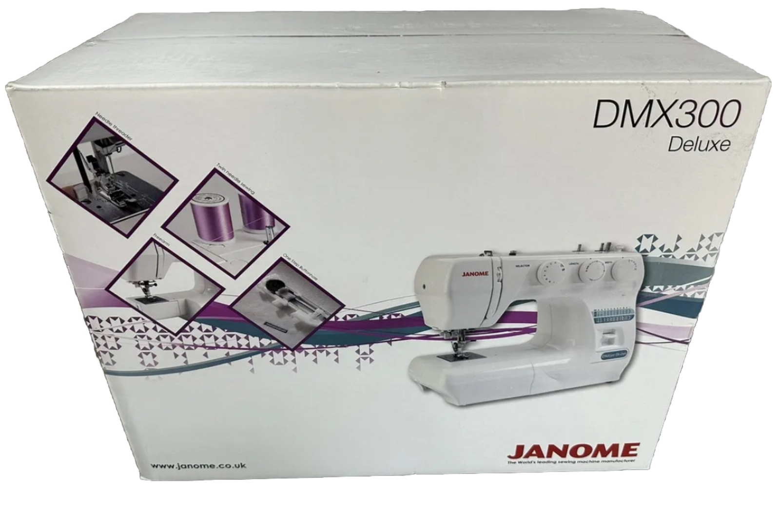 Janome DMX300 Deluxe Sewing Machine BRAND NEW SEALED! 5027843500257