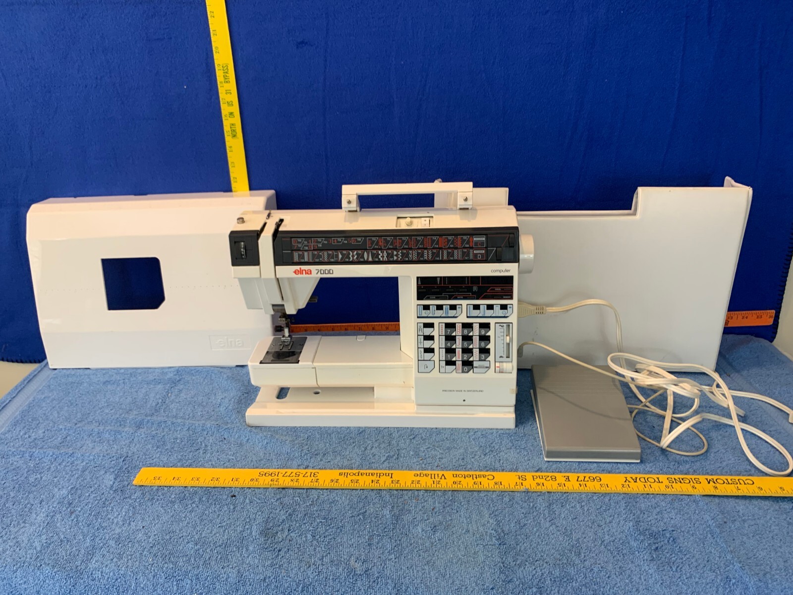 Elna 7000 Sewing Machine NO BOBBIN eBay