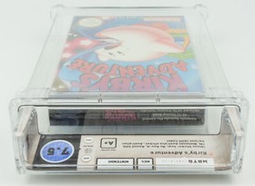 Nintendo NES *Kirby's Adventure* WATA 7.5 A+ no VGA Australian Version