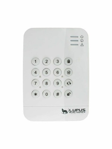 LUPUS Smart Home XT Funk Keypad V2 Sabotagekontakt Batteriebetrieben weiß - Bild 1 von 3
