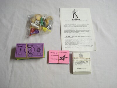 Elvisopoly Board Game Complete 1995 Elvis Presley Rock N' Roll