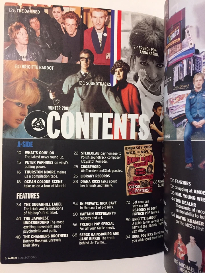 Mojo Collections Magazine Winter 2001 Nick Cave French Pop Elvis Diana Ross MC5 - Image 2 of 4