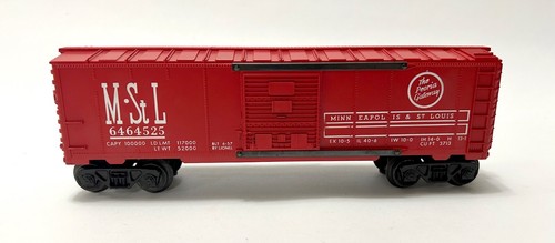 SCARCE Postwar Lionel 6464-525 Minneapolis & St. Louis Boxcar Gray Shell C10 - Picture 5 of 18
