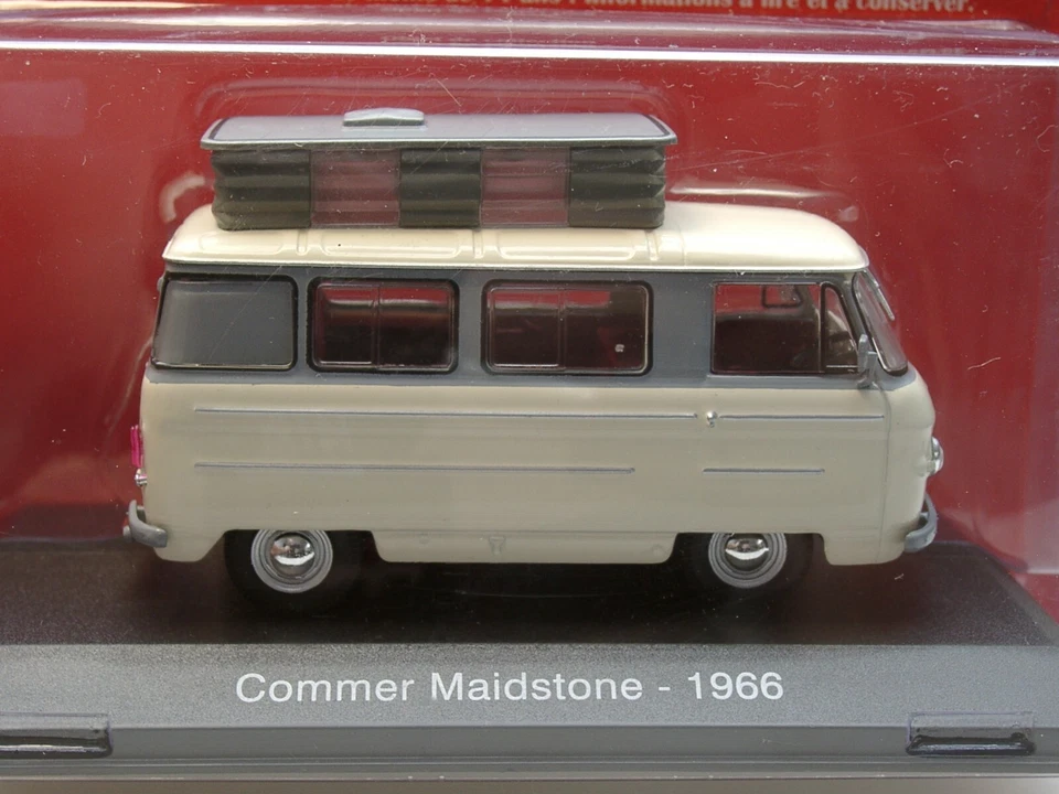 Hachette COMMER Maidstone Wohnmobil, 1966, grau-weiss - 1:43