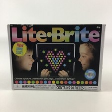 Lite Brite Mini Size Create Pictures With Light Colorful Pegs 2021 Hasbro New